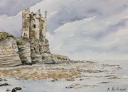 Keiss-castle-pen-and-wash